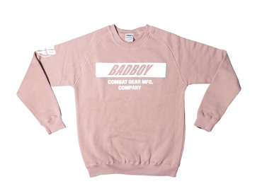 BAD BOY combat gear crewneck -pink